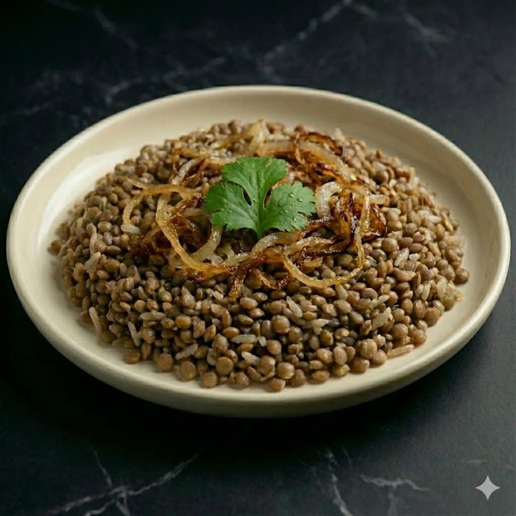 Moudardara 🌿 Lentilles et Riz